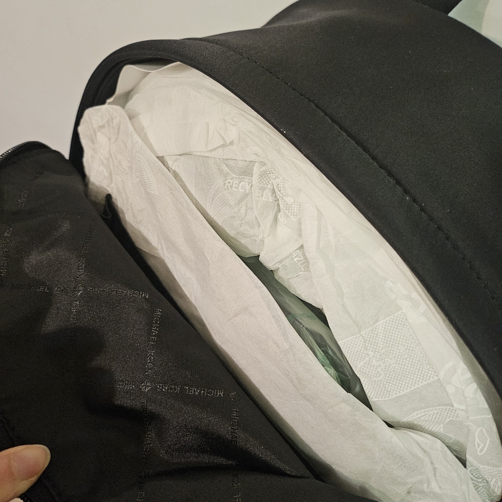 Michael Kors Jet Black Backpack - Picture 4 of 4